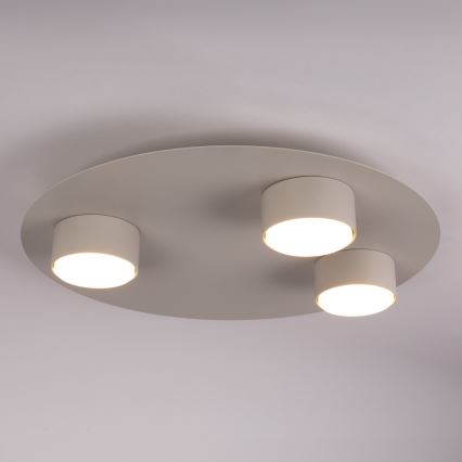 Φωτιστικό οροφής STAR 3xGX53/12W/230V μπεζ