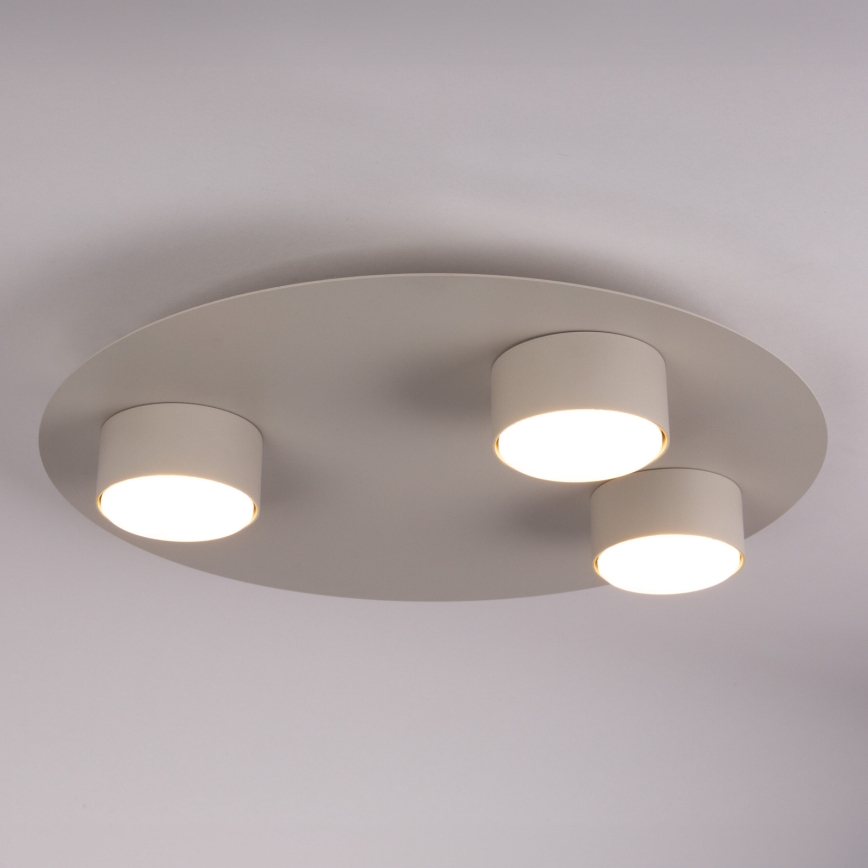 Φωτιστικό οροφής STAR 3xGX53/12W/230V μπεζ