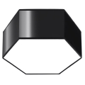 Φωτιστικό οροφής SUNDE 2xE27/60W/230V 13,5 cm μαύρο
