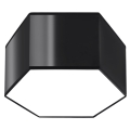 Φωτιστικό οροφής SUNDE 2xE27/60W/230V 15,5 cm μαύρο