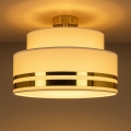 Φωτιστικό οροφής TAMI 1xE27/60W/230V διάμετρος 40 cm μπεζ/χρυσό