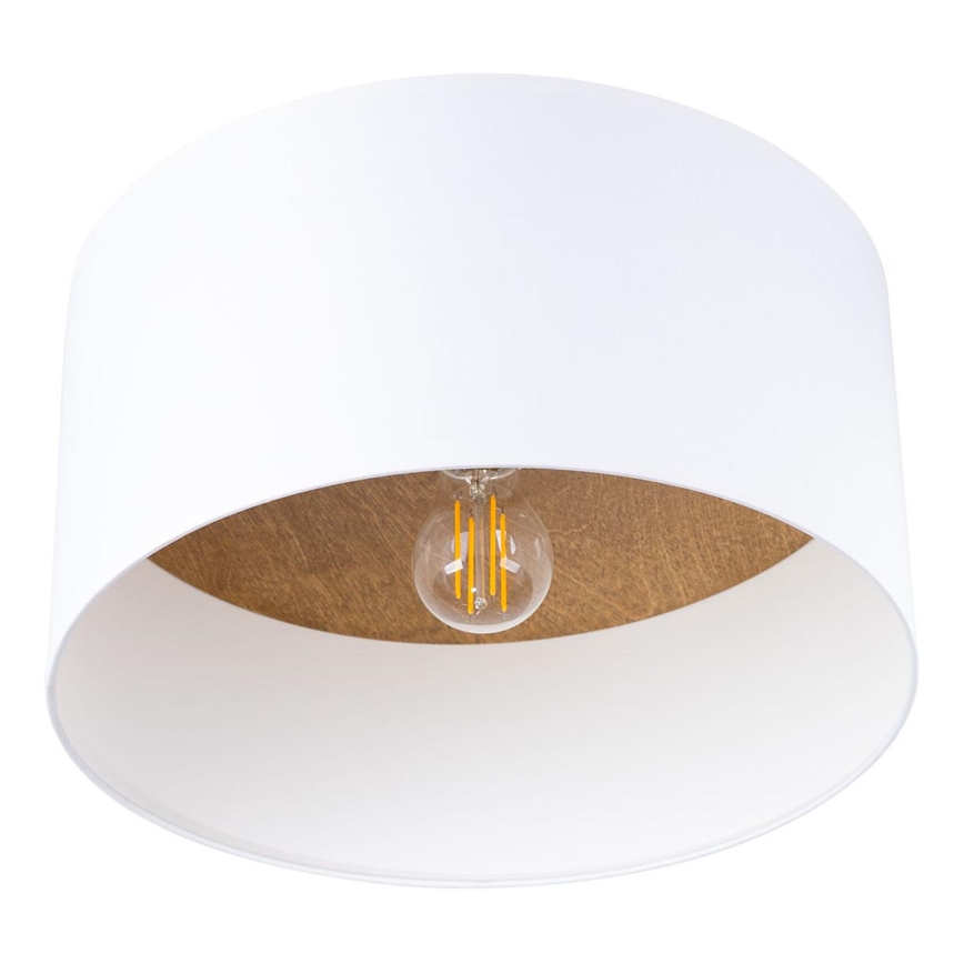 Φωτιστικό οροφής TELESTO 1xE27/15W/230V διάμετρος 35 cm λευκό/μπεζ