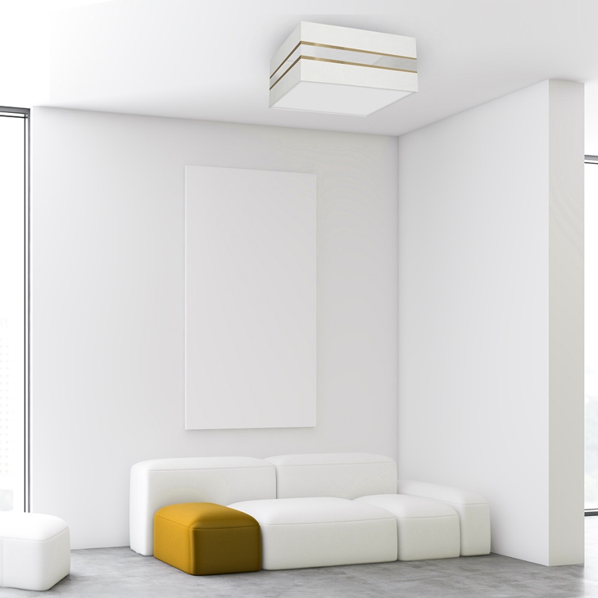 Φωτιστικό οροφής ULTIMO 2xE27/60W/230V λευκό