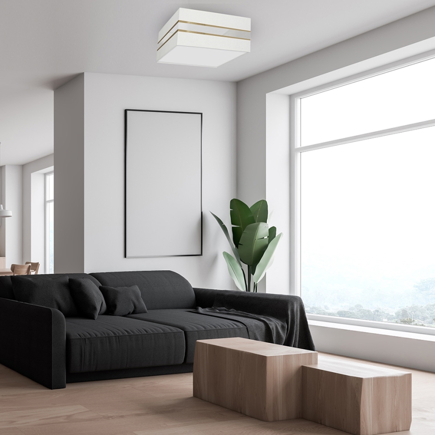 Φωτιστικό οροφής ULTIMO 2xE27/60W/230V λευκό