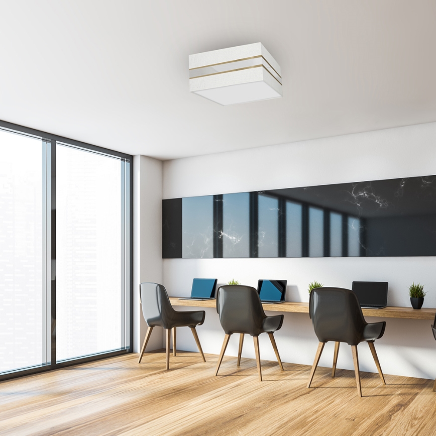 Φωτιστικό οροφής ULTIMO 2xE27/60W/230V λευκό
