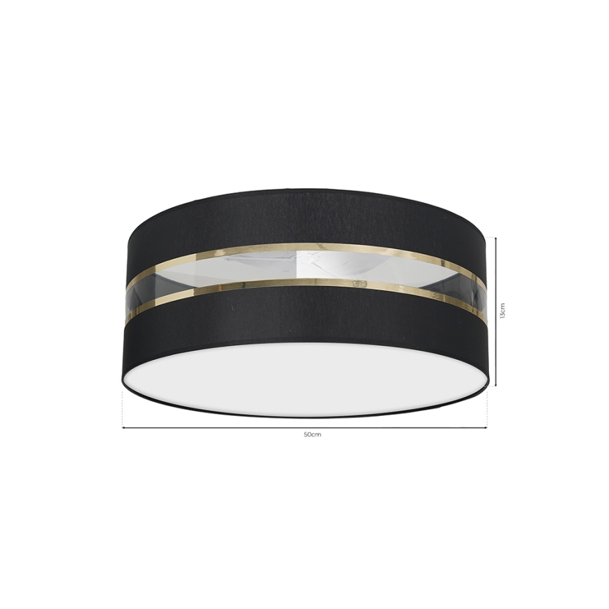 Φωτιστικό οροφής ULTIMO 3xE27/60W/230V μαύρο