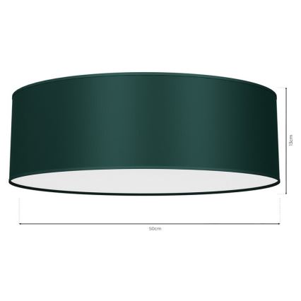 Φωτιστικό οροφής VERDE 3xE27/60W/230V d. 50 cm πράσινο