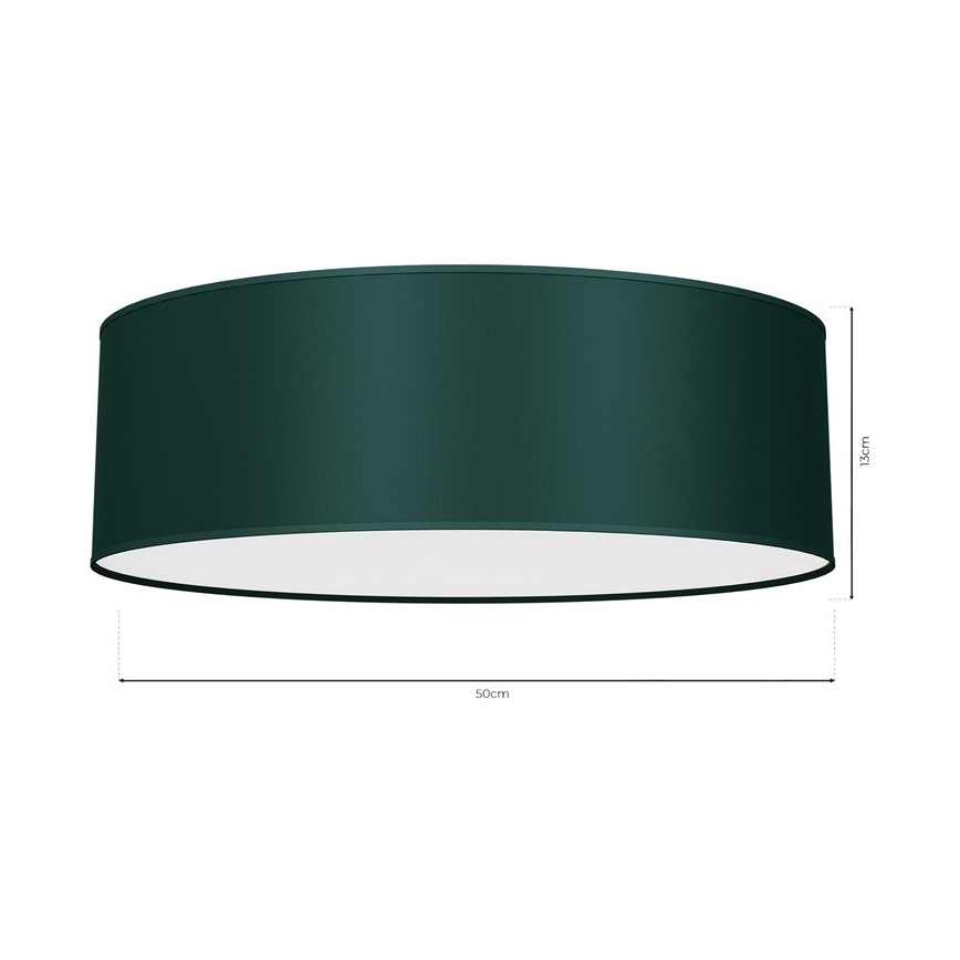 Φωτιστικό οροφής VERDE 3xE27/60W/230V d. 50 cm πράσινο