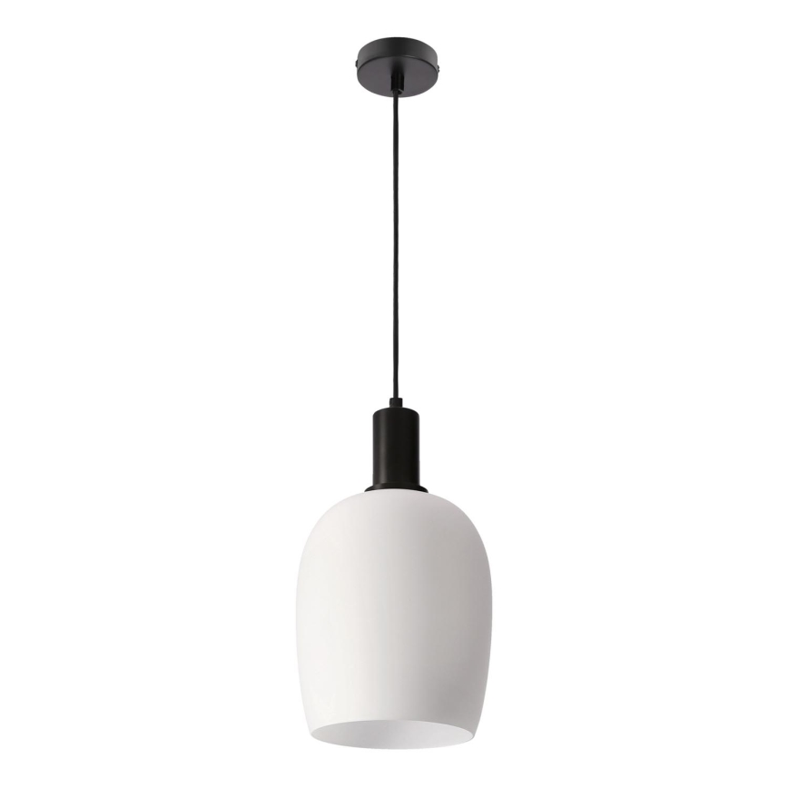 Φωτιστικό οροφής WOLKEN 1xE27/40W/230V λευκό/μαύρο
