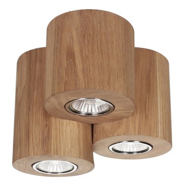 Φωτιστικό οροφής WOODDREAM 3xGU10/6W/230V δρυς