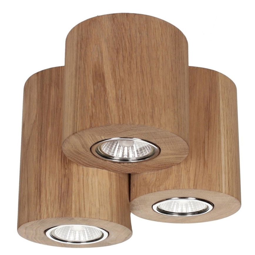 Φωτιστικό οροφής WOODDREAM 3xGU10/6W/230V δρυς