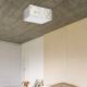 Φωτιστικό οροφής ZIGGY 2xE27/60W/230V λευκό/χρυσό