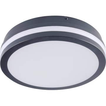 Φωτιστικό οροφής εξωτερικού χώρου LED BENO LED/12/18W/230V 3000/3500/4000K IP65 ανθρακί στρογγυλό
