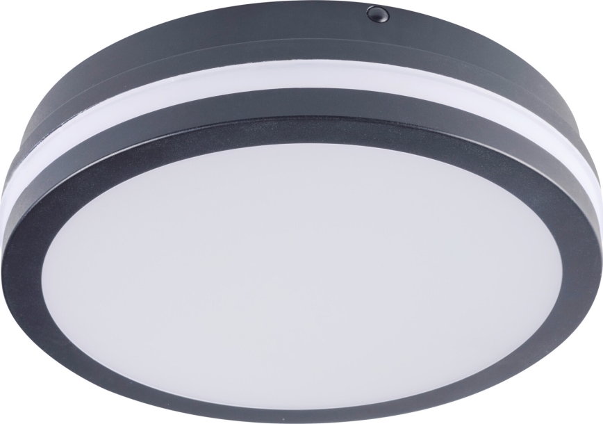 Φωτιστικό οροφής εξωτερικού χώρου LED BENO LED/12/18W/230V 3000/3500/4000K IP65 ανθρακί στρογγυλό