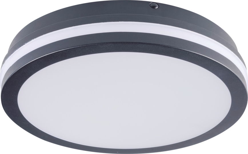 Φωτιστικό οροφής εξωτερικού χώρου LED BENO LED/24/30W/230V 3000/3500/4000K IP65 ανθρακί στρογγυλό