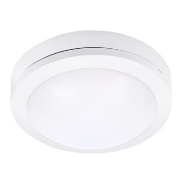 Φωτιστικό οροφής εξωτερικού χώρου LED SIENA LED/13W/230V IP54 διάμετρος 17 cm λευκό