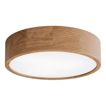 Φωτιστικό οροφής με αισθητήρα CLEO 3xE27/24W/230V pr. 37,5 cm σε χρώμα δρυός