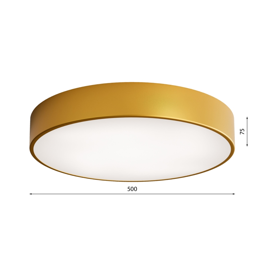 Φωτιστικό οροφής με αισθητήρα CLEO 4xE27/24W/230V δ. 50 cm χρυσό