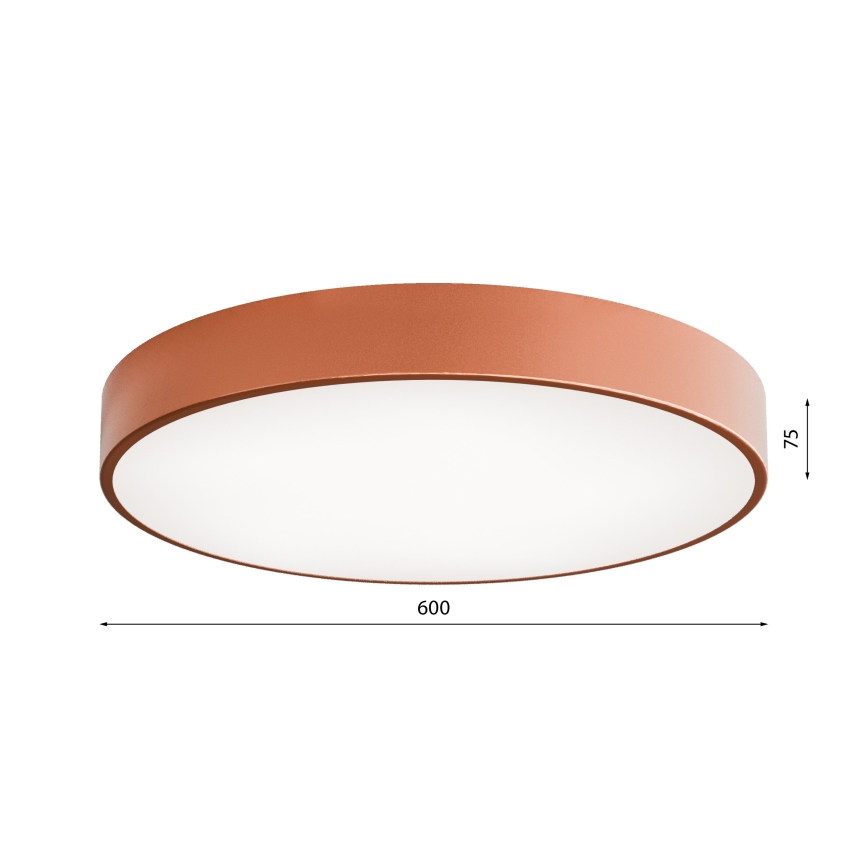 Φωτιστικό οροφής με αισθητήρα CLEO 5xE27/24W/230V δ. 60 cm χαλκός
