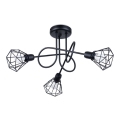 Φωτιστικό οροφής με βραχίονα ARTEMIS 3xE14/40W/230V μαύρο