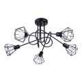 Φωτιστικό οροφής με βραχίονα ARTEMIS 5xE14/40W/230V μαύρο