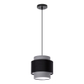 Φωτιστικό οροφής με καλώδιο 1xE27/60W/230V γκρι
