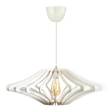 Φωτιστικό οροφής με καλώδιο 1xE27/60W/230V λευκό, διάμετρος 59 εκ.
