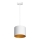 Φωτιστικό οροφής με καλώδιο ARDEN 1xE27/60W/230V διάμ. 18 εκ. λευκό/χρυσό