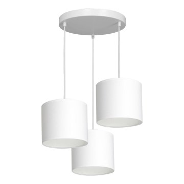 Φωτιστικό οροφής με καλώδιο ARDEN 3xE27/60W/230V λευκό