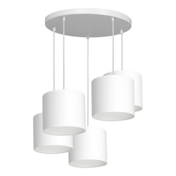 Φωτιστικό οροφής με καλώδιο ARDEN 5xE27/60W/230V λευκό