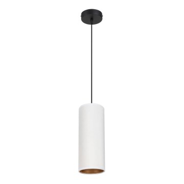 Φωτιστικό οροφής με καλώδιο AVALO 1xE27/60W/230V λευκό/χάλκινο
