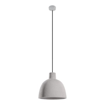 Φωτιστικό οροφής με καλώδιο DAMASO 1xE27/60W/230V σκυρόδεμα