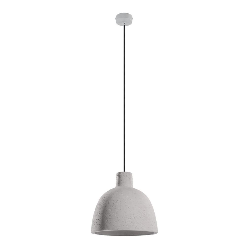 Φωτιστικό οροφής με καλώδιο DAMASO 1xE27/60W/230V σκυρόδεμα