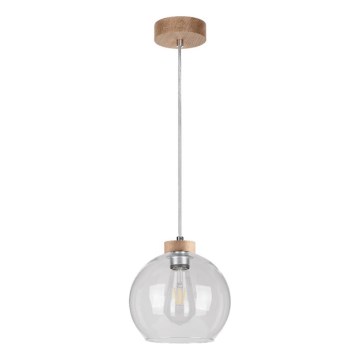 Φωτιστικό οροφής με καλώδιο LAGUNA 1xE27/60W/230V δρυς