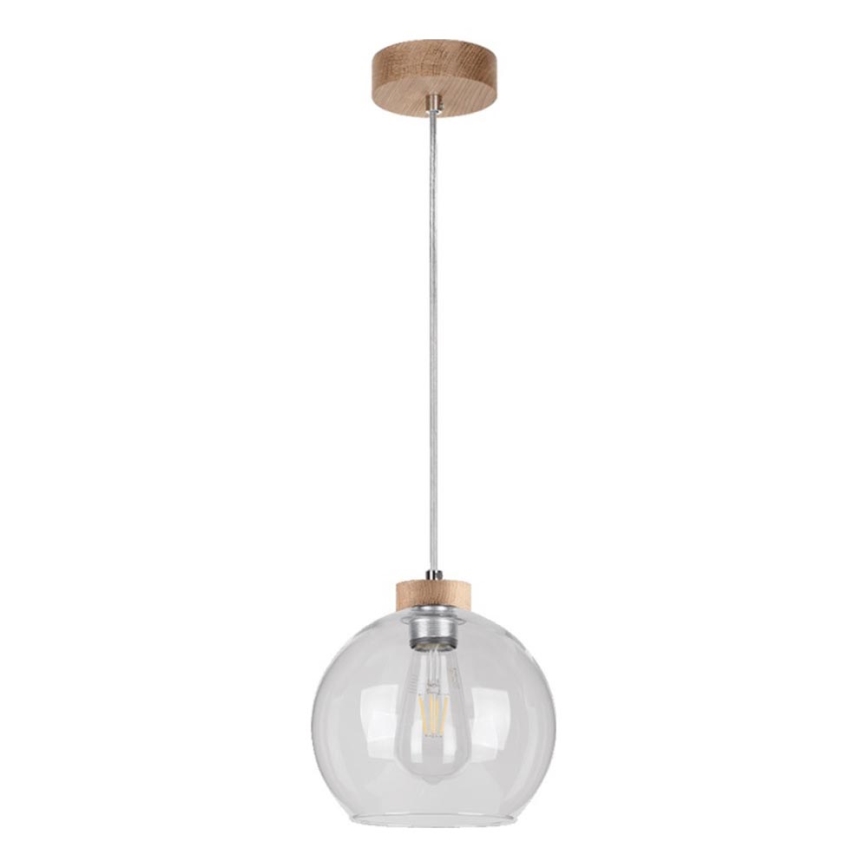 Φωτιστικό οροφής με καλώδιο LAGUNA 1xE27/60W/230V δρυς