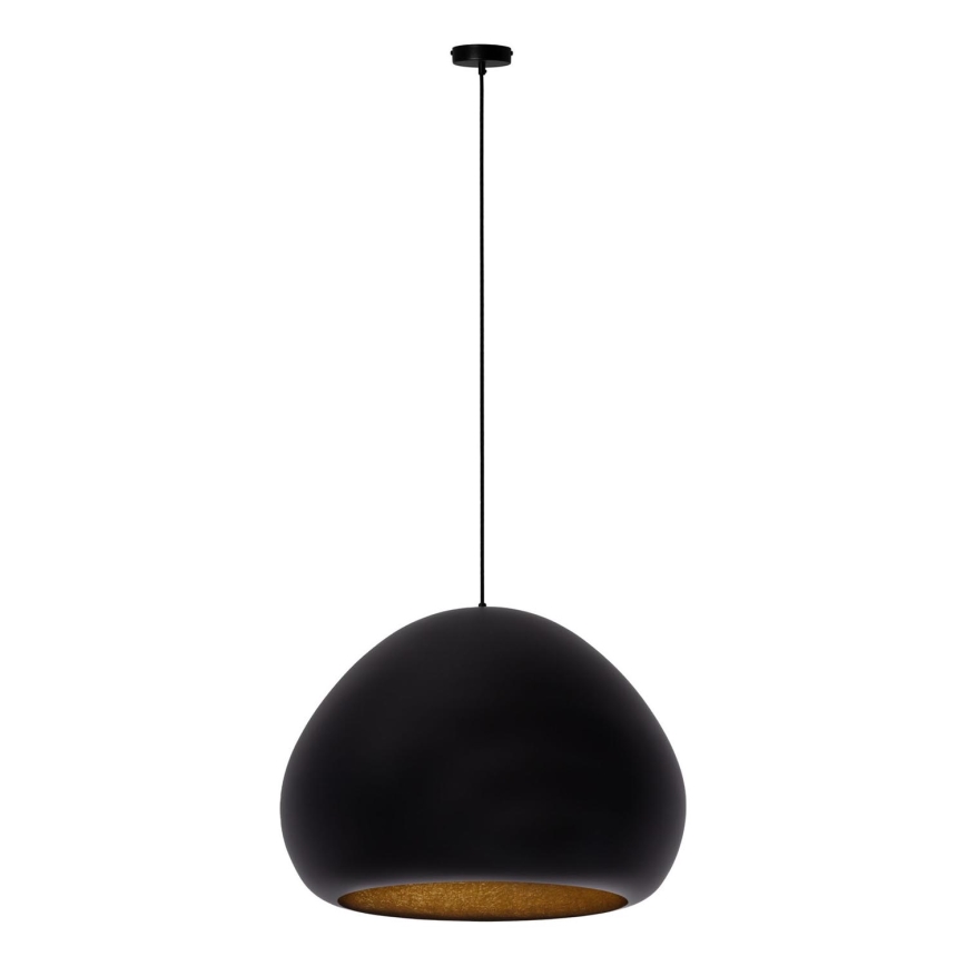 Φωτιστικό οροφής με καλώδιο LAVA 1xE27/15W/230V μαύρο/χρυσό