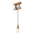 Φωτιστικό οροφής με καλώδιο LEON 1xE27/60W/230V οξιά