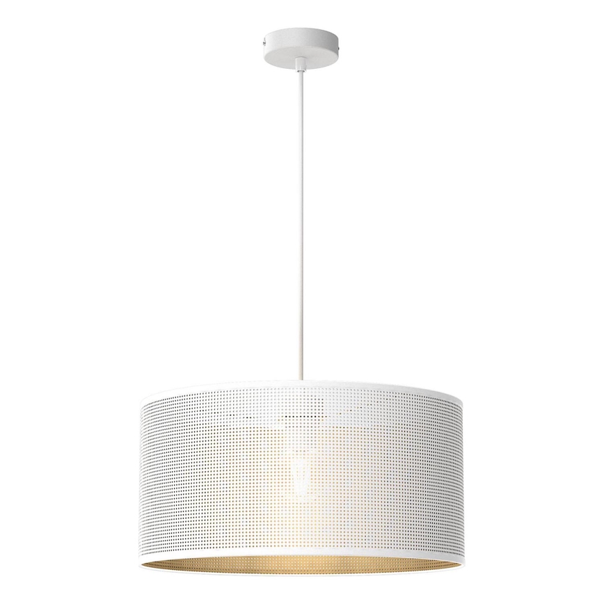 Φωτιστικό οροφής με καλώδιο LOFT SHADE 1xE27/60W/230V διάμ. 40 εκ. λευκό/χρυσό