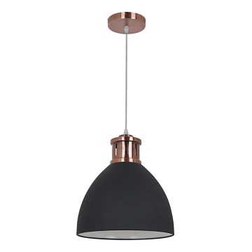Φωτιστικό οροφής με καλώδιο METAL 1xE27/15W/230V σε χαλκό/μαύρο