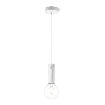 Φωτιστικό οροφής με καλώδιο SAGA 1xE27/40W/230V μαρμάρινο