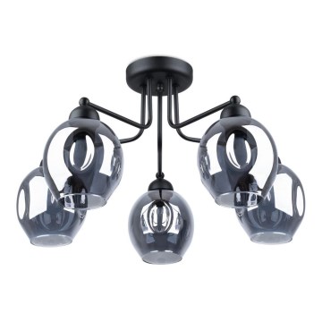 Φωτιστικό οροφής με ράβδο FILLAN 5xE27/60W/230V μαύρο