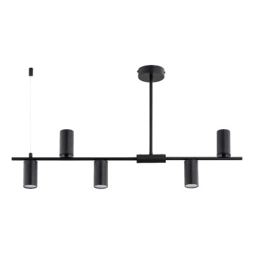 Φωτιστικό οροφής με ράβδο URANOS 5xGU10/10W/230V μαύρο