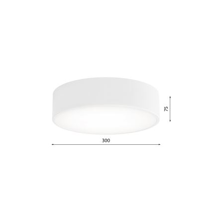Φωτιστικό οροφής μπάνιου CLEO 2xE27/24W/230V δ. 30 cm λευκό IP54