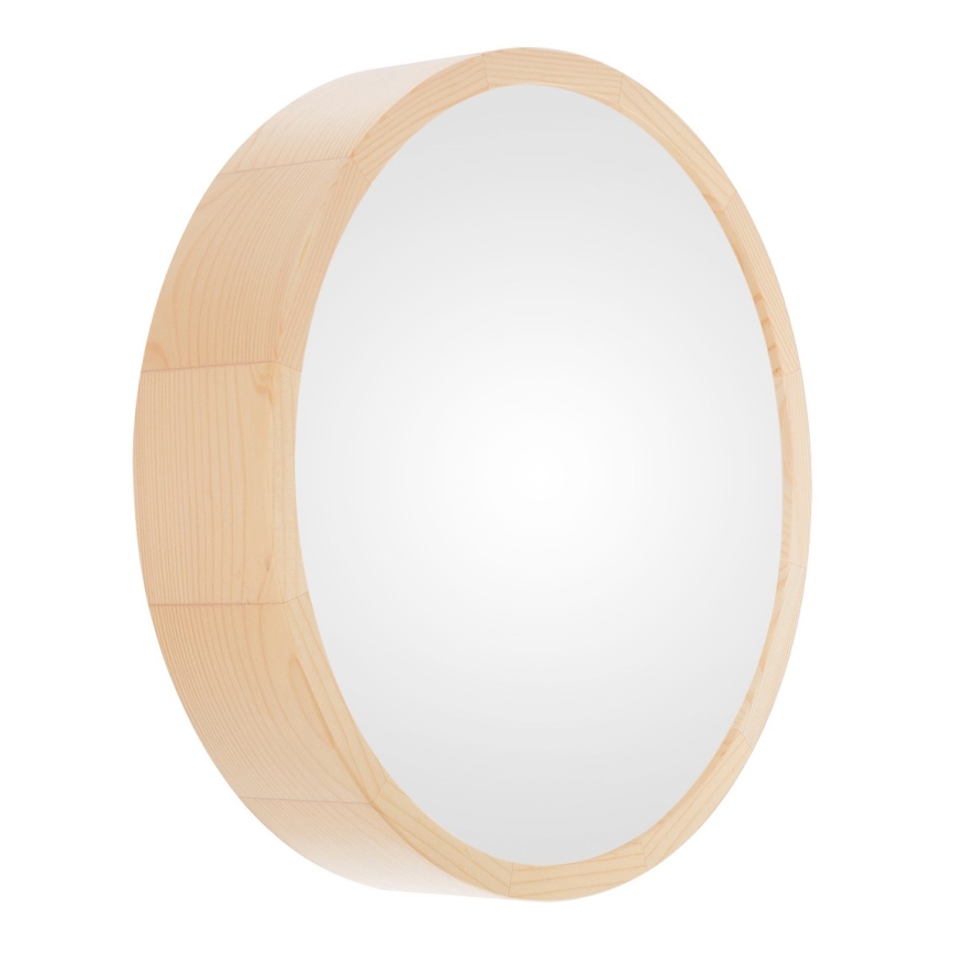 Φωτιστικό οροφής μπάνιου CLEO 3xE27/24W/230V IP54 διάμετρος 37,5 cm πεύκο