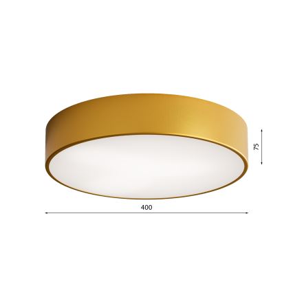 Φωτιστικό οροφής μπάνιου CLEO 3xE27/24W/230V δ. 40 cm χρυσό IP54