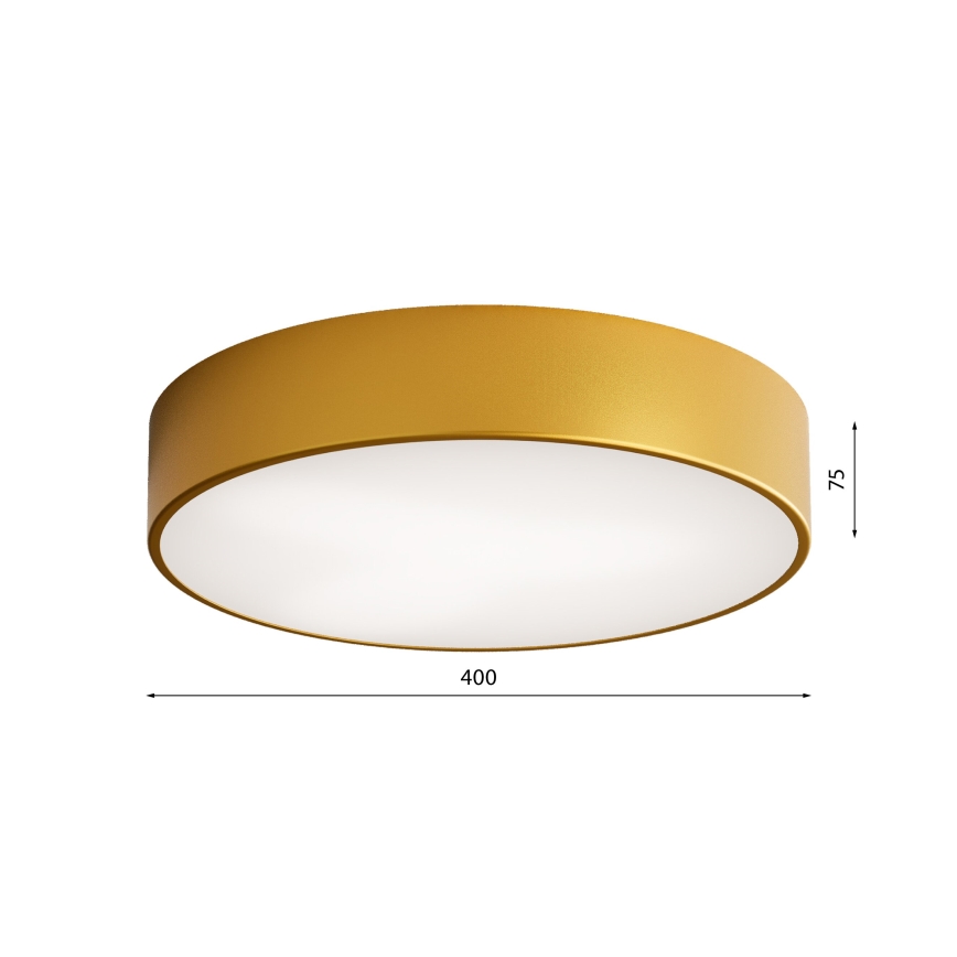 Φωτιστικό οροφής μπάνιου CLEO 3xE27/24W/230V δ. 40 cm χρυσό IP54