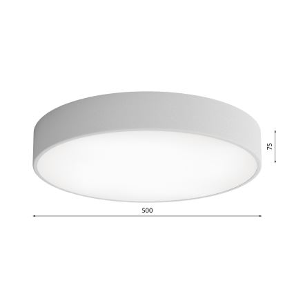 Φωτιστικό οροφής μπάνιου CLEO 4xE27/24W/230V διάμετρος 50 cm γκρι IP54