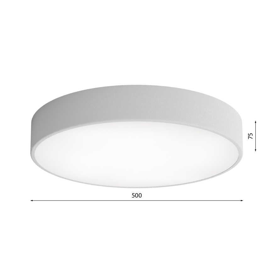 Φωτιστικό οροφής μπάνιου CLEO 4xE27/24W/230V διάμετρος 50 cm γκρι IP54