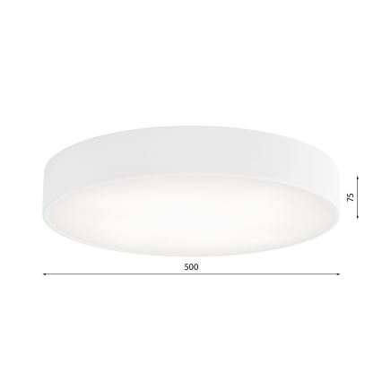 Φωτιστικό οροφής μπάνιου CLEO 4xE27/24W/230V διάμετρος 50 cm λευκό IP54
