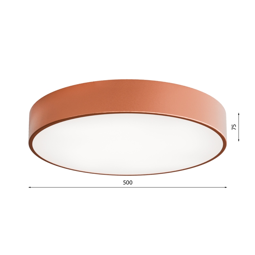 Φωτιστικό οροφής μπάνιου CLEO 4xE27/24W/230V διάμετρος 50 cm χαλκός IP54